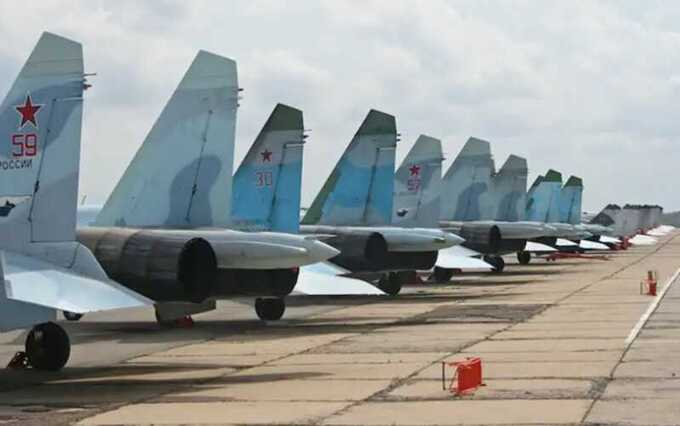 Спутники зафиксировали удар по Су-34 на авиабазе Мариновка